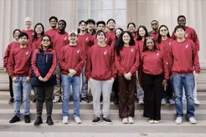 Group photo of students and staff in the First Gen/Low Income program